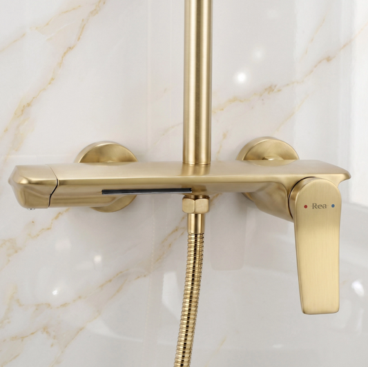Duschsystem Vision Gold Matt