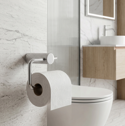 Toilettenpapierhalter Chrom Wandmontage Metall