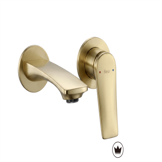 Unterputz-Waschtischarmatur Vision – Matt Gold