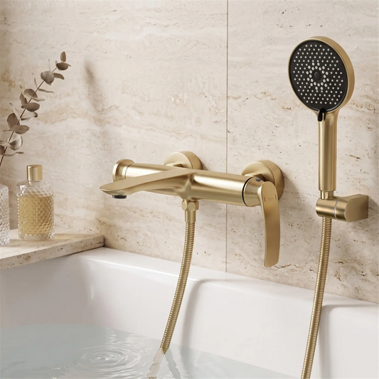 Wannenarmatur Como Premium – Gold Matt