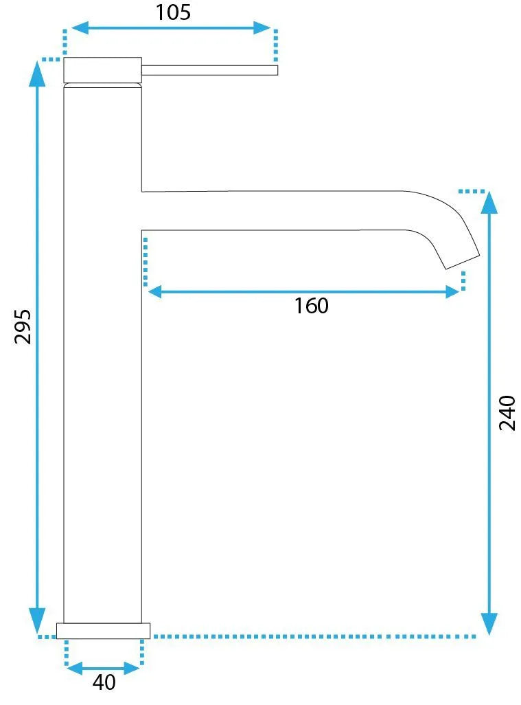 Armatur Clif High Black