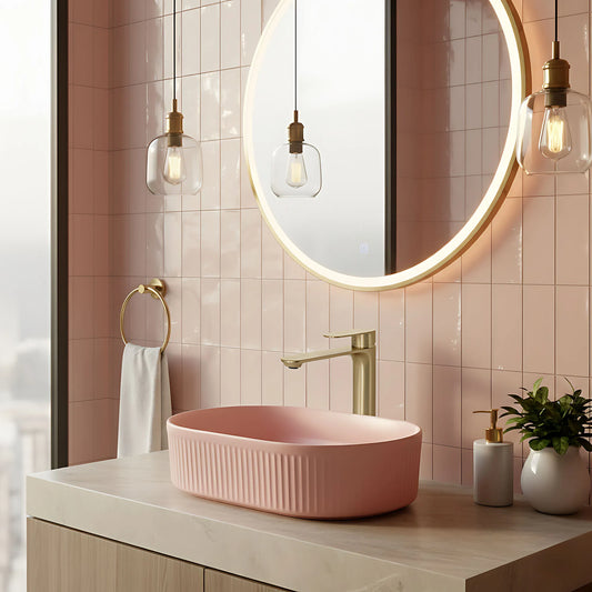 Armatur Drop High Gold Matt