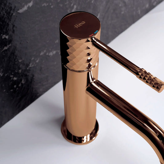 Armatur Lungo Diamond Kupfer Low