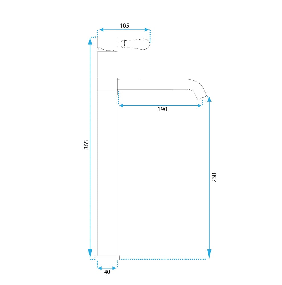 Armatur Serra High Gold Matt