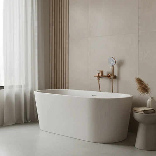 Badewannenarmatur Drop Kupfer Matt