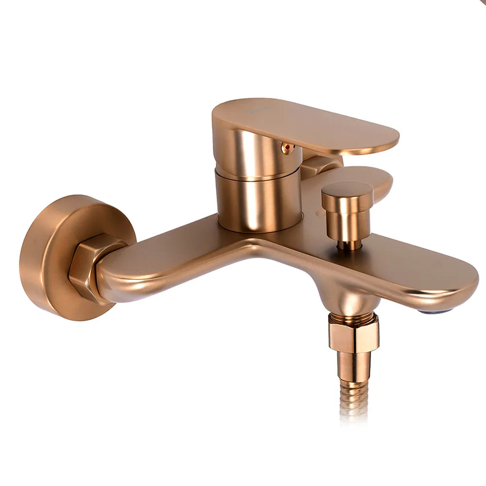 Badewannenarmatur Drop Kupfer Matt
