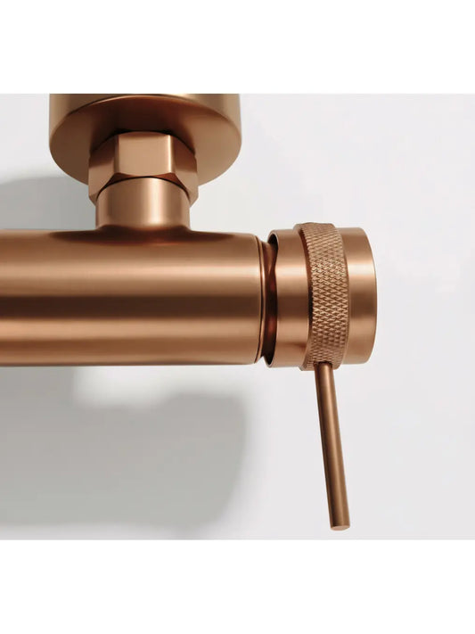 Badewannenarmatur Lungo Grip Kupfer Matt