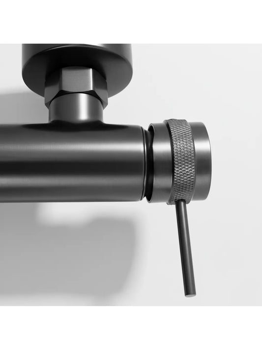 Badewannenarmatur Lungo Grip Titan Matt