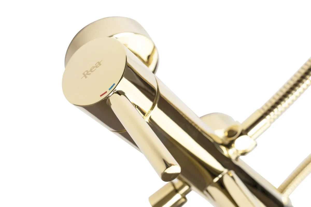 Badewannenarmatur Lungo Gold