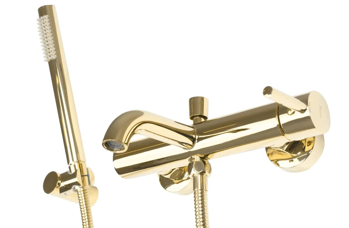 Badewannenarmatur Lungo Gold