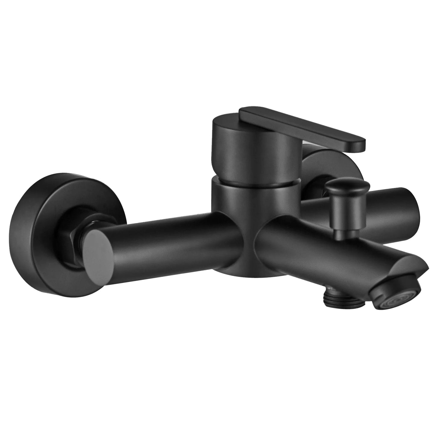 Badewannenarmatur Ontario Schwarz Matt