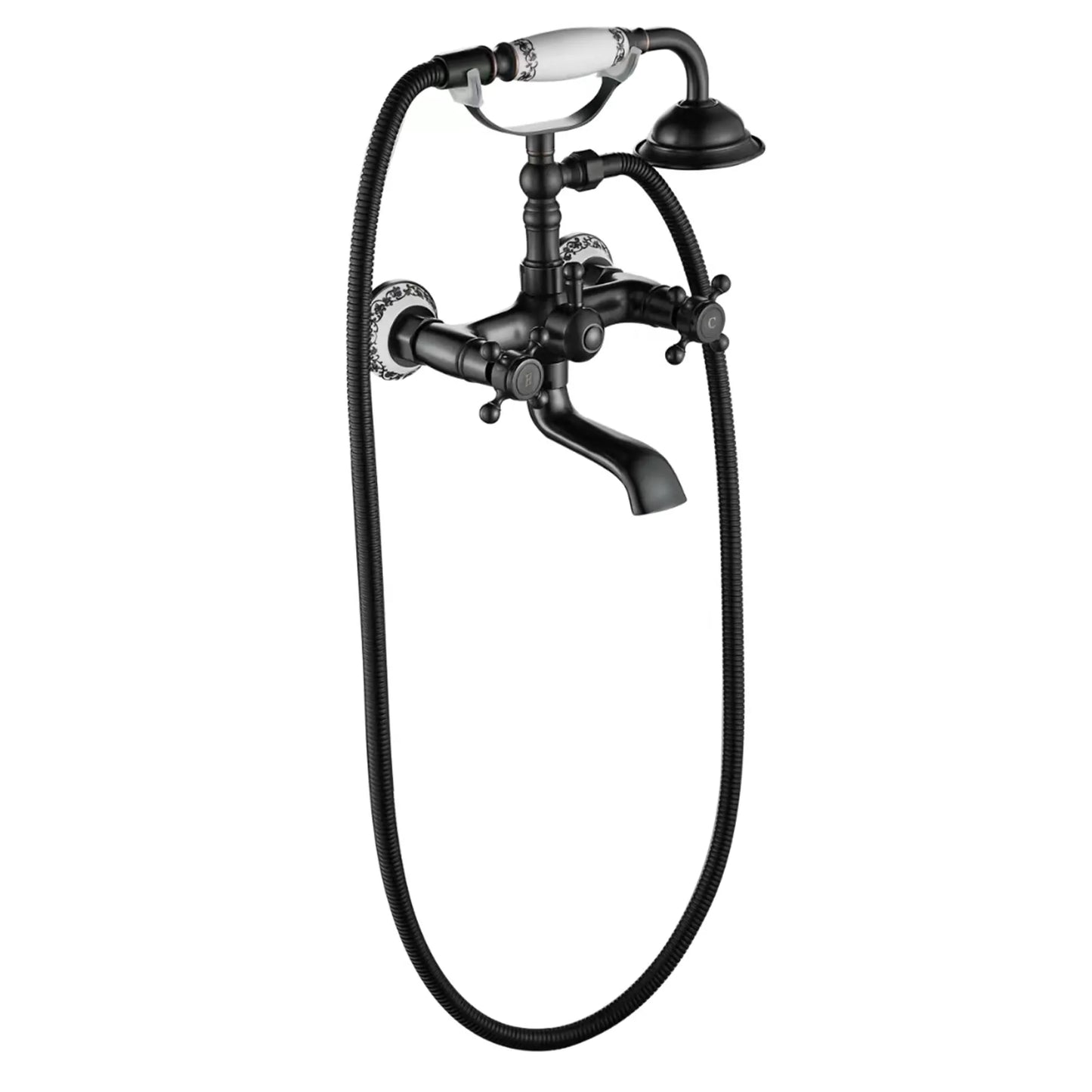 20% Rabatt! Badewannenarmatur Rustico Old Black