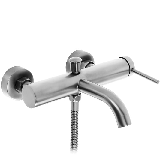 Badewannenarmatur Spot Chrom Matt