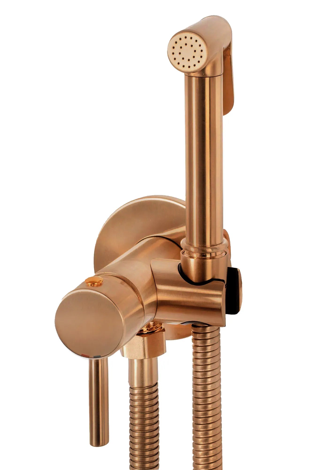 Bidetarmatur Loop Kupfer Matt
