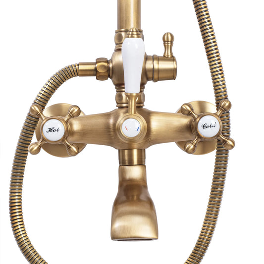 Dusche Bergamo Gold Matt