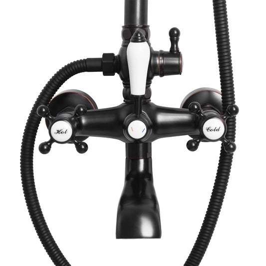 Dusche Bergamo Schwarz