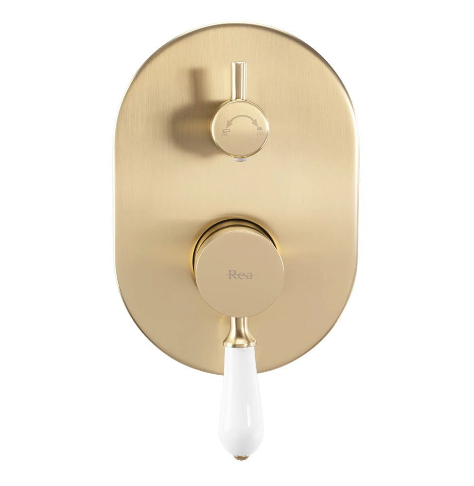 Dusche Unterputz Serra Gold Matt