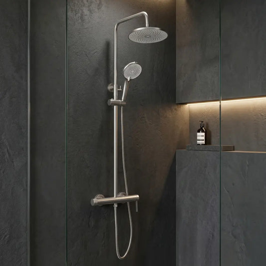 Dusche Rivo Chrom Matt