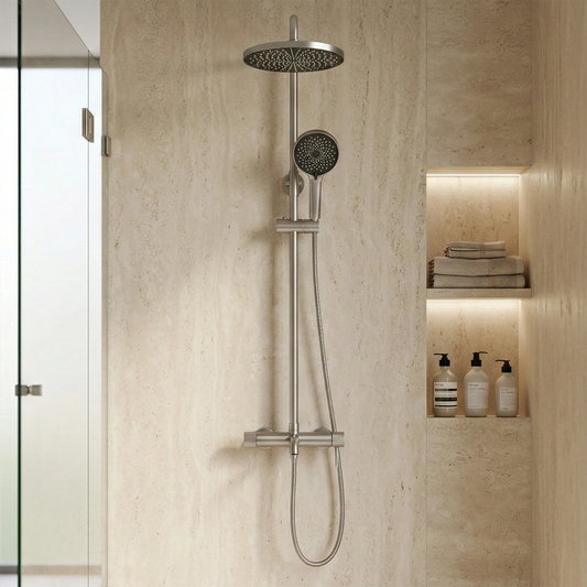 Dusche Lungo Stripe Chrom Matt