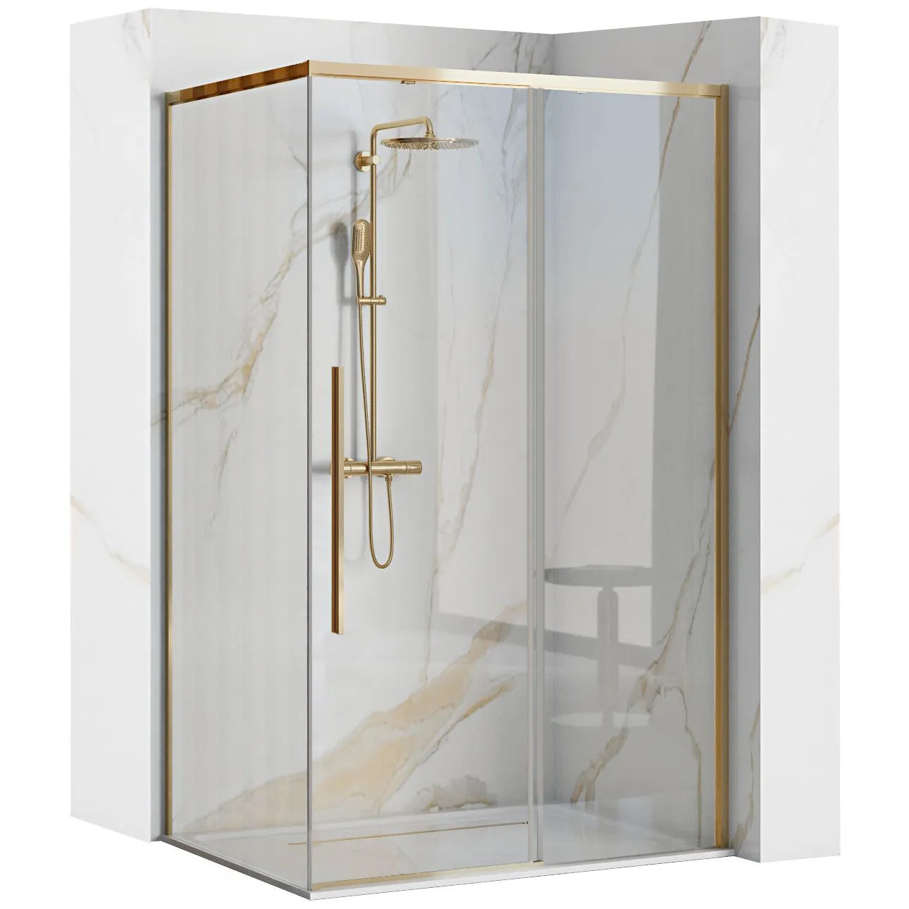 Duschkabine Solar Gold 80x100cm