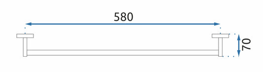 Handtuchhalter Erlo 01 Gold Matt