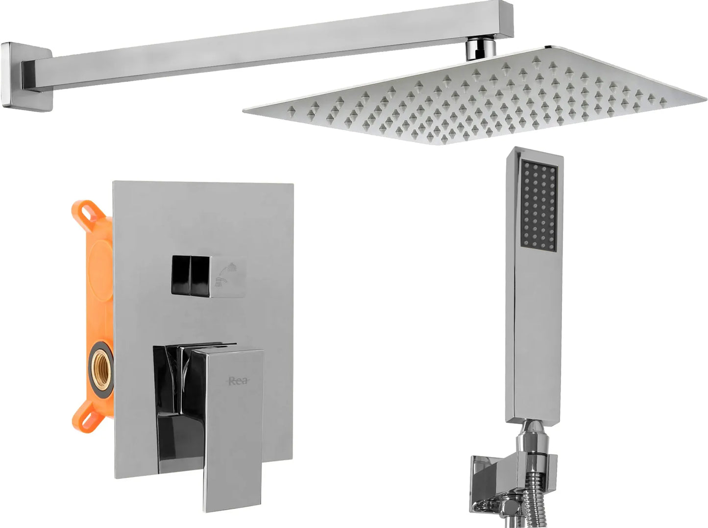 Dusche Fenix Chrom (mit Thermostat)