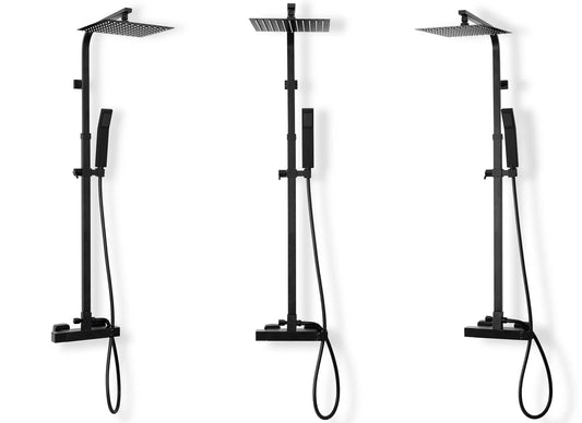 Dusche Fenix Milan Black (mit Thermostat)