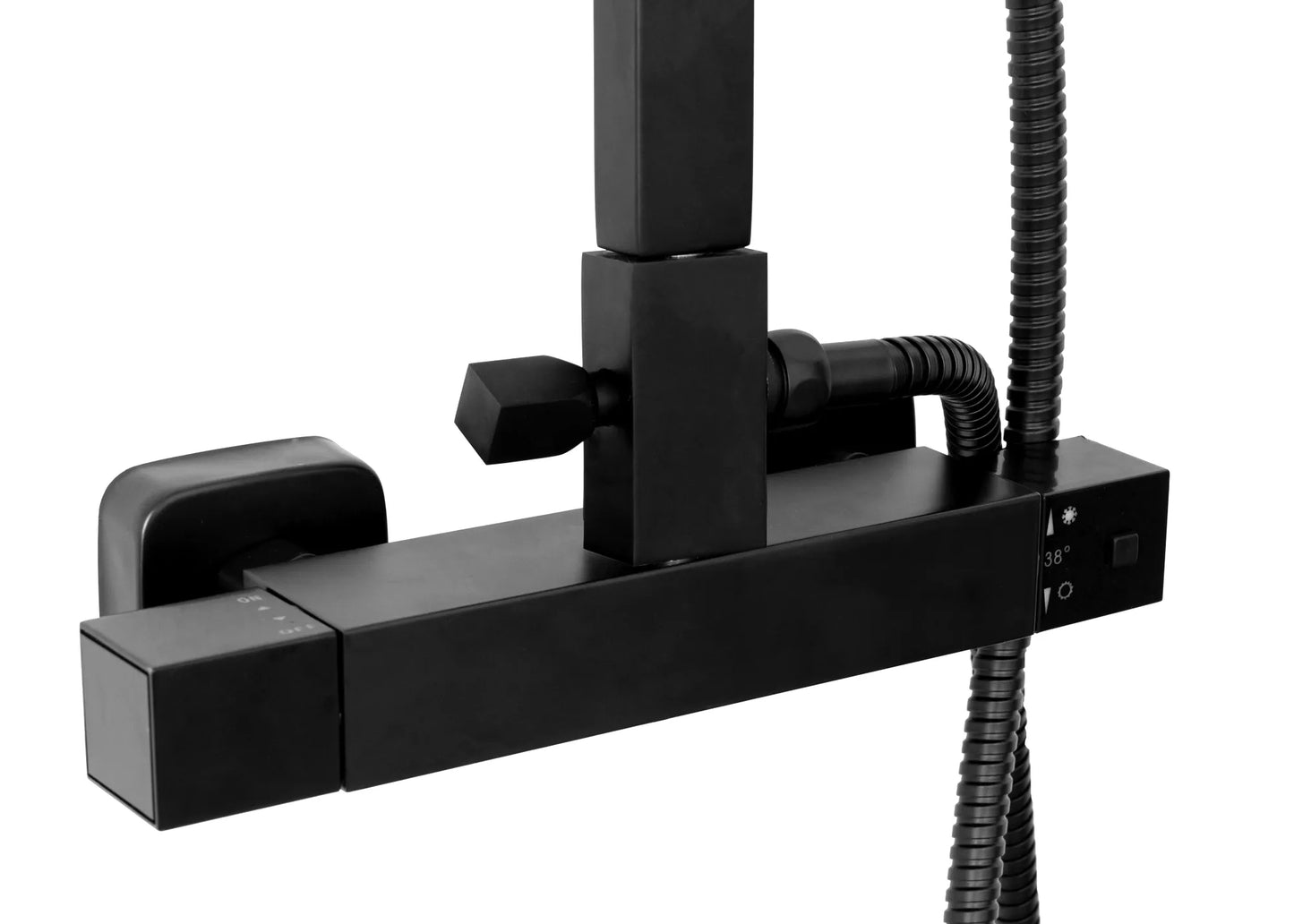 Dusche Fenix Milan Black (mit Thermostat)