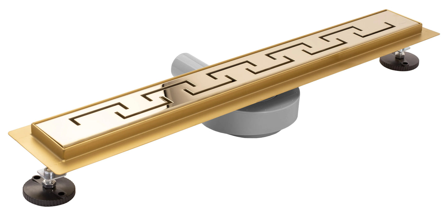 Duschrinne Greek Pro Mirror Gold 60-90cm