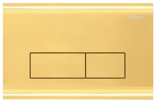 Vorwandelement mit Spültaste H Gold