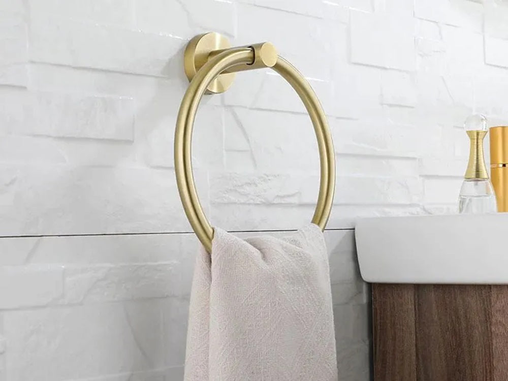Handtuchhalter Misto05 Gold Matt