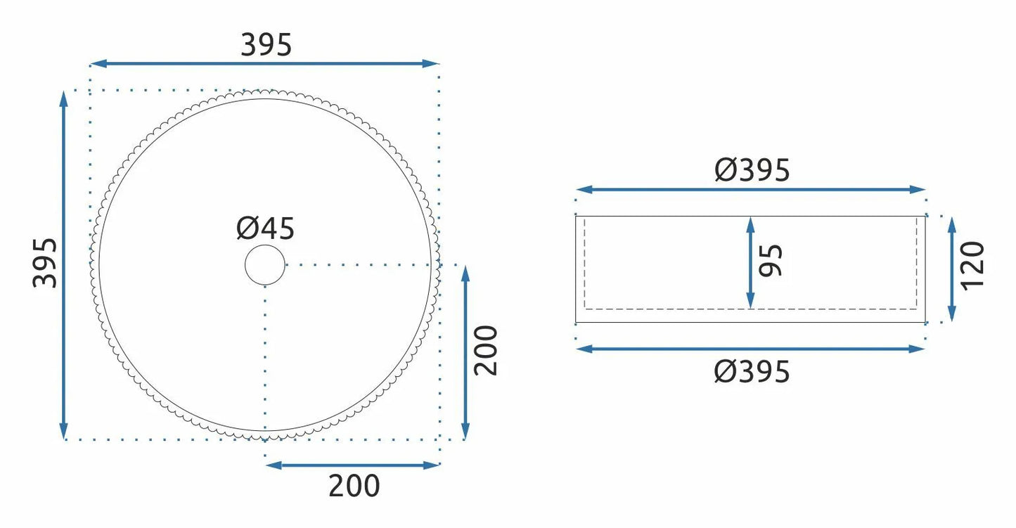 Standwaschbecken Ingrid Weiß Marmor