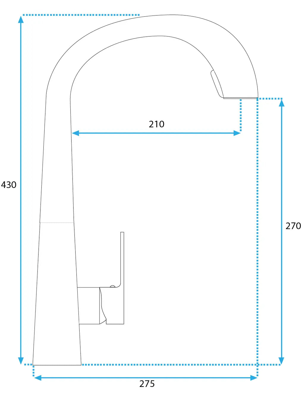 Küchenarmatur Ross Kupfer Matt