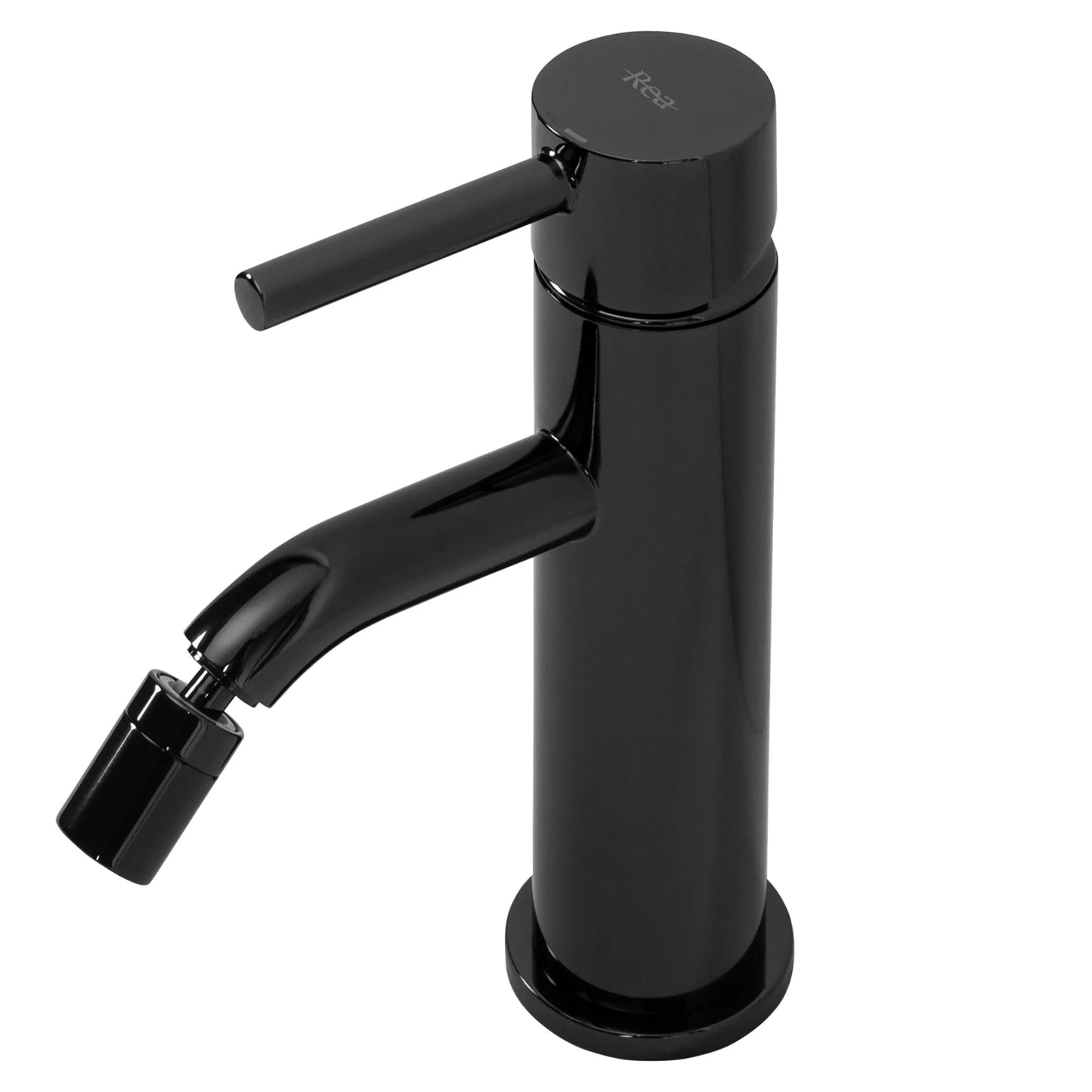 Bidetarmatur Lungo Scharz Metallic