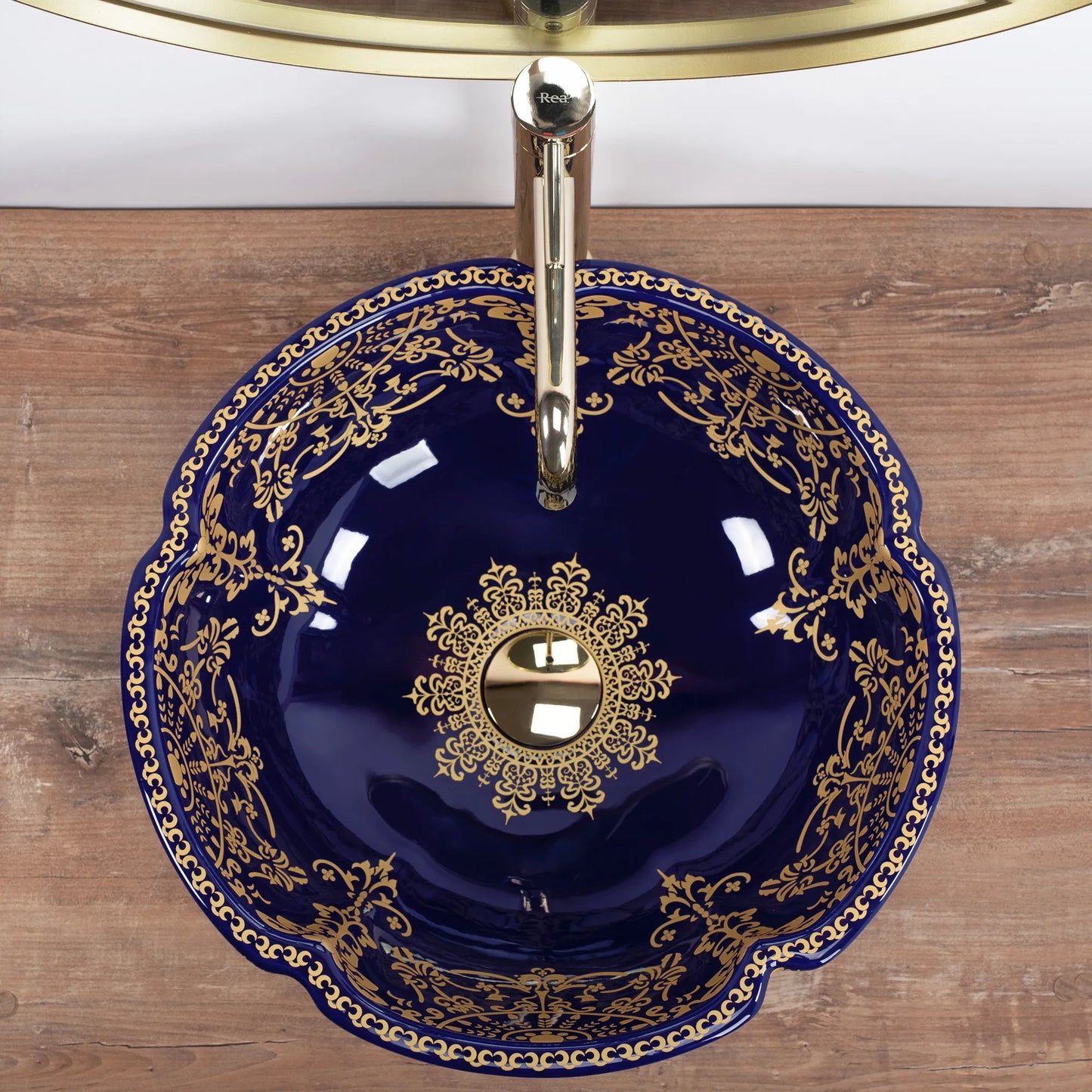 Aufsatzwaschbecken Marina Blau ∅ 42,5cm