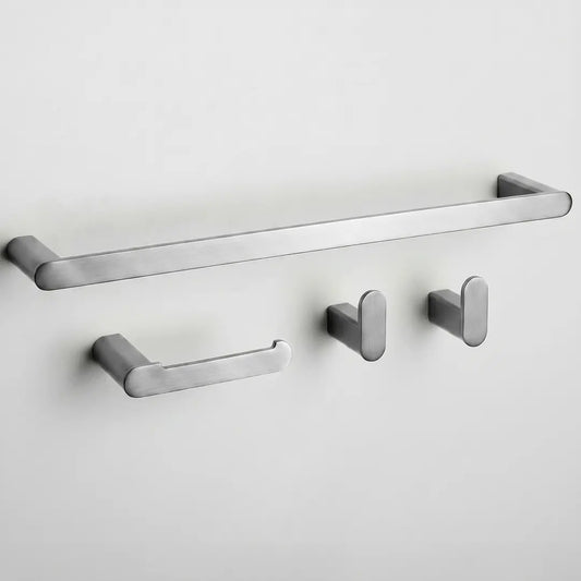 Accessoire-Set MATI Chrom Matt 4 teilig
