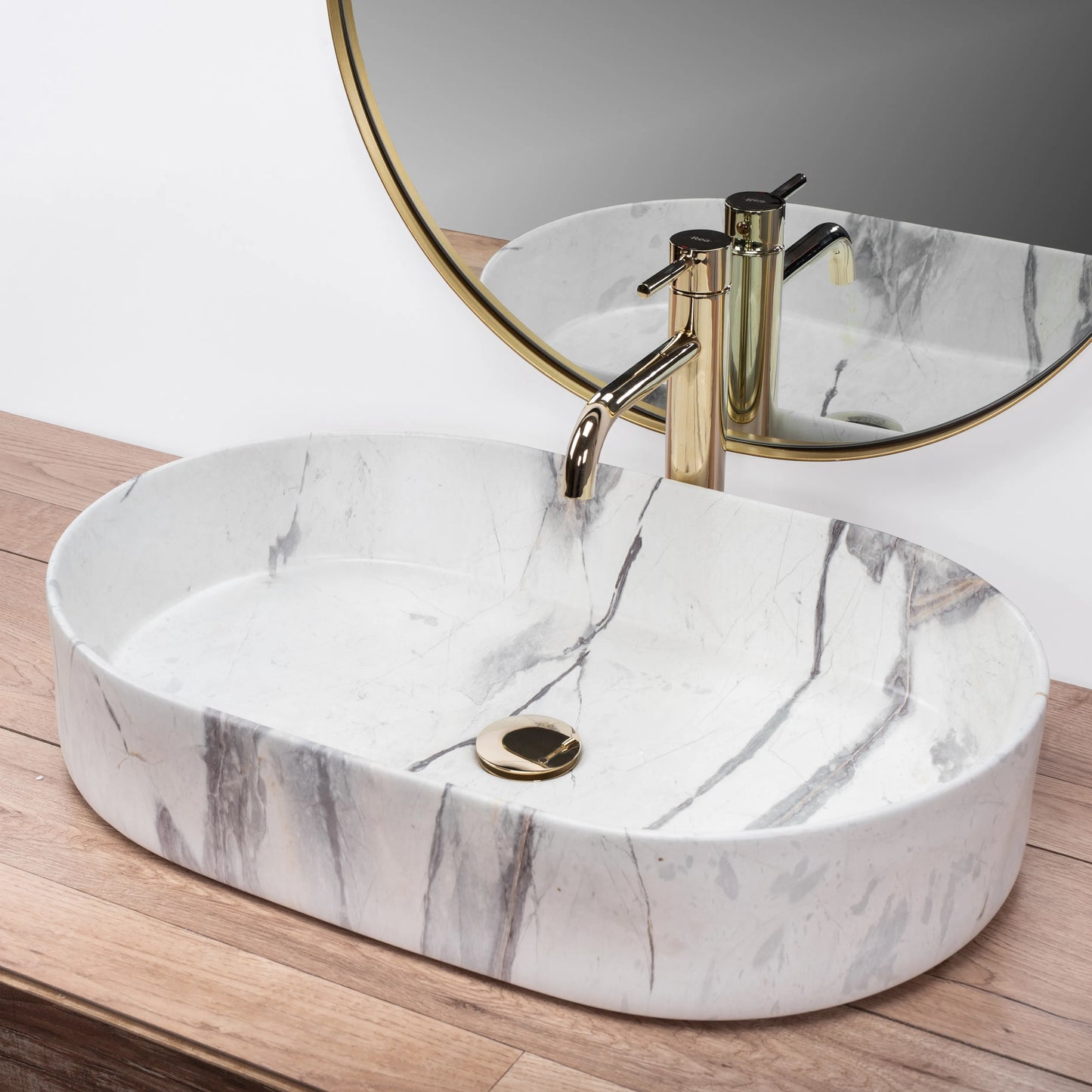 Aufsatzwaschbecken Nadia Sand 60x38cm