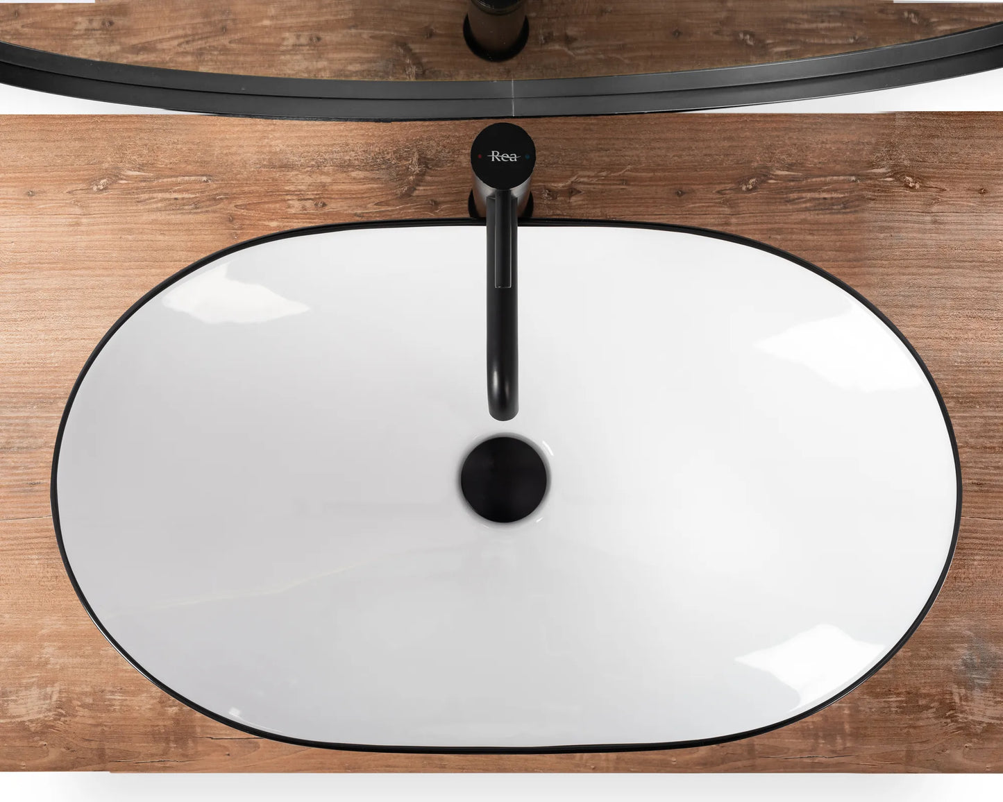 Aufsatzwaschbecken Royal Black Edge 62,5x36cm