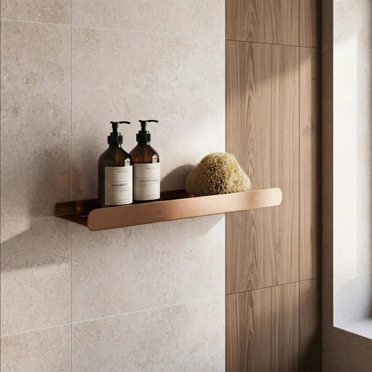 Badezimmerregal SF03 45 cm – Kupfer Matt