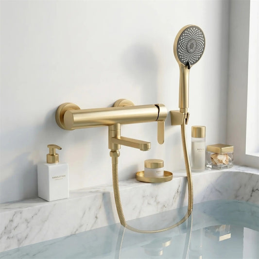Wannenarmatur Arcos – Gold Matt