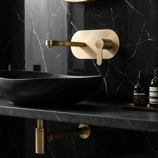 Unterputz Waschtischarmatur Arcos – Gold Matt