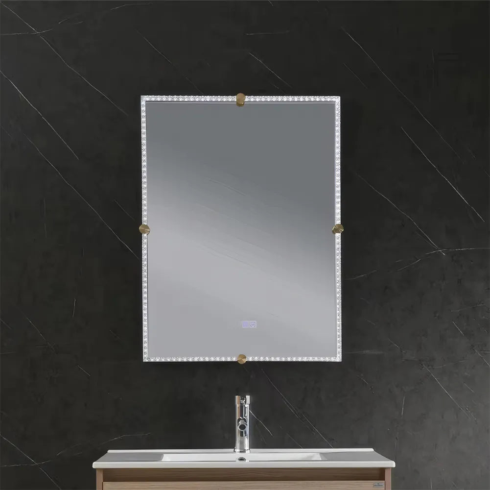 Rechteckiger Spiegel mit edlem Rahmen – 60 x 80 cm