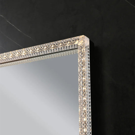 Rechteckiger Spiegel mit edlem Rahmen – 60 x 80 cm