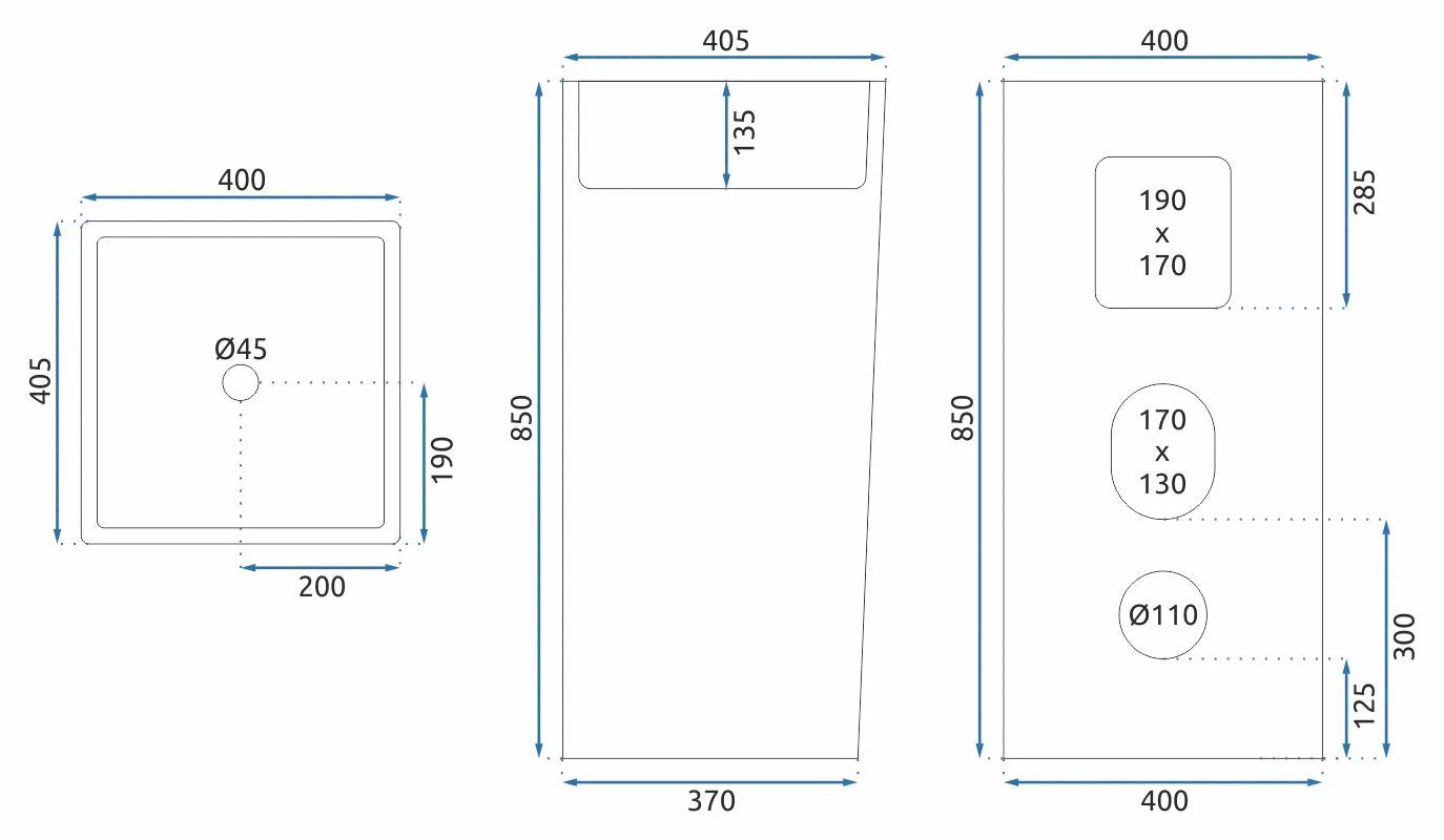 Standwaschbecken Holly