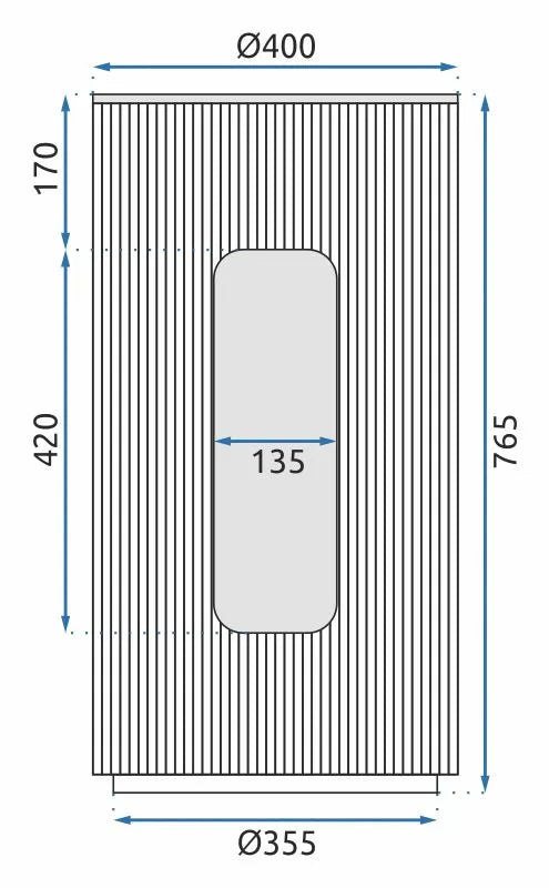 Standwaschbecken Ingrid Grey