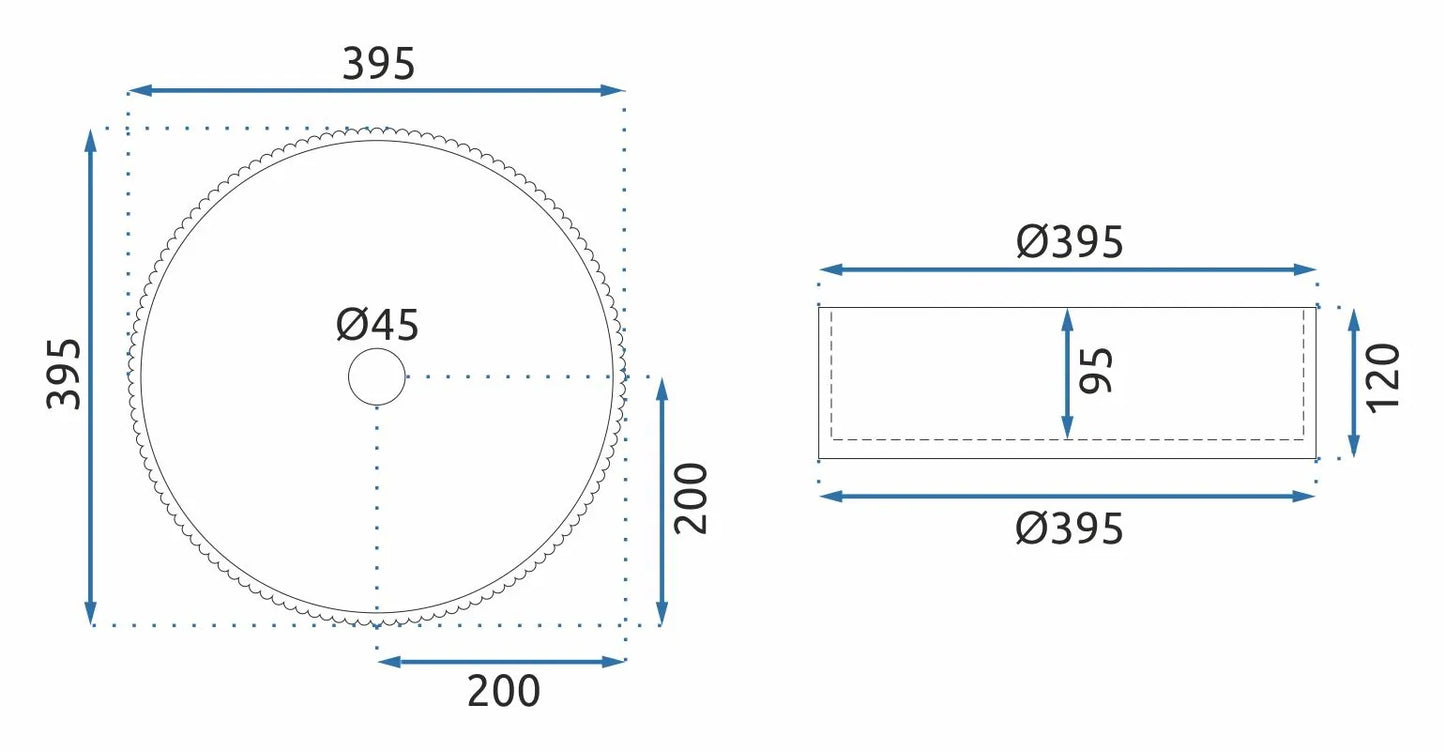 Standwaschbecken Ingrid Grey