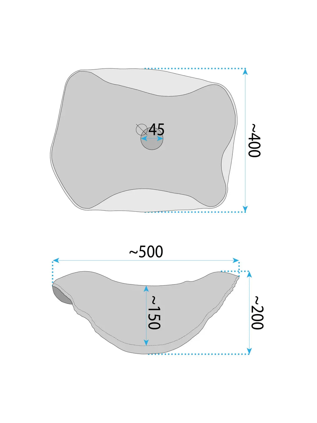 Waschbecken HM-66TB Handmade ART