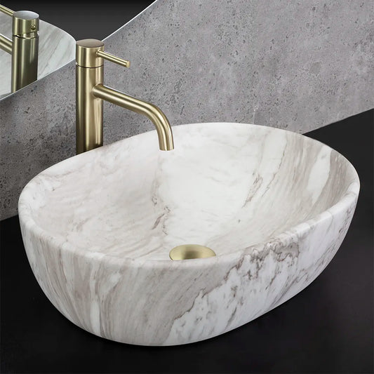 Aufsatzwaschbecken Amelia Ash Matt 48x34,5cm