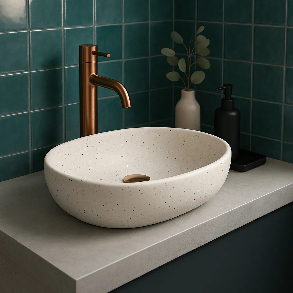 Aufsatzwaschbecken Amelia Sandy 48x34,5cm