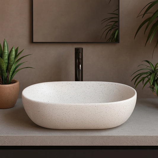 Aufsatzwaschbecken Amelia Warm 48x34,5cm